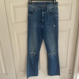 Mother The Hustler Ankle Fray Jeans